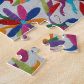 Oaxaca Mexico Mexican Mayan Hispanic etnic Boho Legpuzzel (Zijkant)