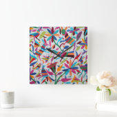 Oaxaca Mexico Mexican Mayan Vierkante Klok (Huis)