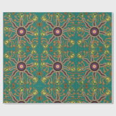 Oaxaca Mexico Mexican Tribal Art Boho Travel Cadeaupapier (Vlak)