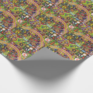 Oaxaca Mexico Mexican Tribal Art Boho Travel Cadeaupapier