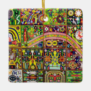 Oaxaca Mexico Mexican Tribal Art Boho Travel Keramisch Ornament