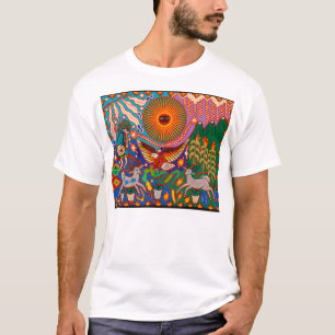 Oaxaca Mexico Mexican Tribal Art Boho Travel T-shirt