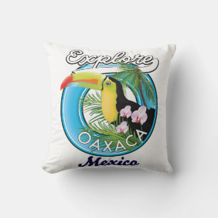 Oaxaca Mexico reislogo Kussen