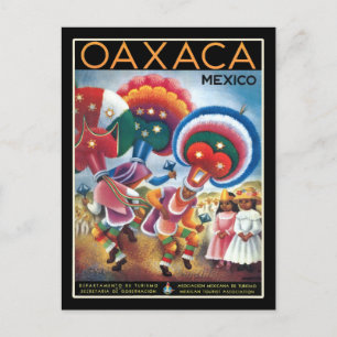  Oaxaca Mexico Retro Toerisme Reizen Briefkaart