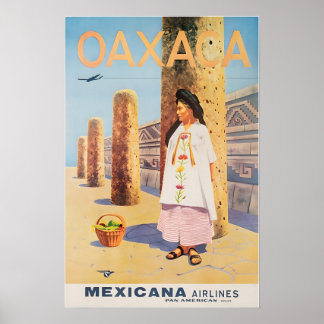 Oaxaca Print Mexico Kunst Mexicaanse Reisposter