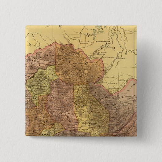 Oaxaca Vierkante Button 5,1 Cm (Voorkant)