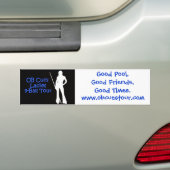 OB Cues Bumpersticker voor 9-bits rondleiding voor (Op auto)