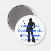 OB Cues Ladies 9-Ball Tour Magnet Outline (Recto/Verso)