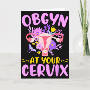 Ob-gyn Bij Je Baarmoederhals Grappige Gyno Artsen Kaart