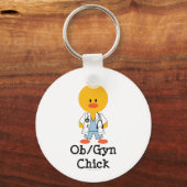 OB/GYN Chick Sleutelhanger (Voorkant)