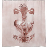 Ob/Gyn MidWITSERSE BRODBAARHEID Cervix Ovaria Douchegordijn (Voorkant)