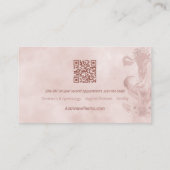 OB/GYN Moderne Floral Carte de visite Médicale (Dos)