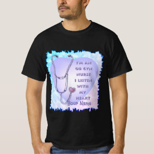 Ob Gyn Nurse Heart T-shirt
