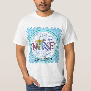 Ob Gyn Nurse Motto t-shirt personnalisé infirmière