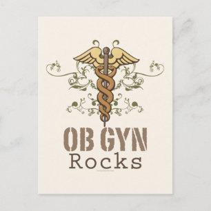 OB GYN Rocks-Briefkaart Briefkaart