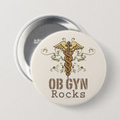 OB GYN Rocks Button (Voorkant /achterkant)
