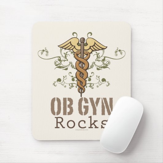 OB GYN Rocks Mousepad Muismat (Met muis)