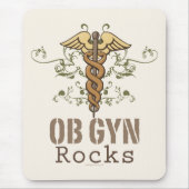 OB GYN Rocks Mousepad Muismat (Voorkant)