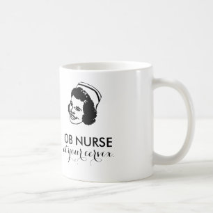 OB NURSE - op je baarmoederhals! Koffiemok