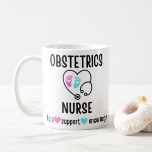 OB ZenuwGift Obstetrics Nurse Obstetrical Nurse Koffiemok