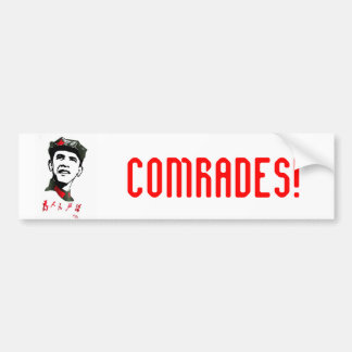 Oba Mao Comrades Bumpersticker