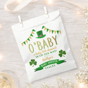 O'Baby St. Patrick's Day Baby shower Bedankzakje