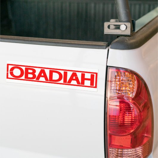 Obadiah Stamp Bumpersticker (Op Truck)