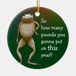 Obadiah Toad Diet Keramisch Ornament