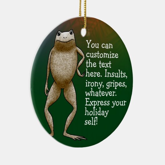 Obadiah Toad  Keramisch Ornament (Rechts)