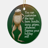 Obadiah Toad  Keramisch Ornament (Links)