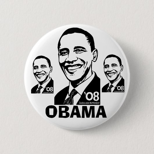 Obama'08 Button  (Voorkant)