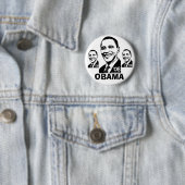 Obama'08 Button  (In situ)