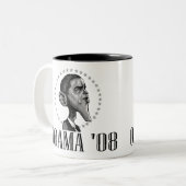 Obama'08 Mok (Voorkant links)