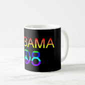 Obama 08 Arc-en-ciel - Arc-en-ciel - Mugs (Devant droit)