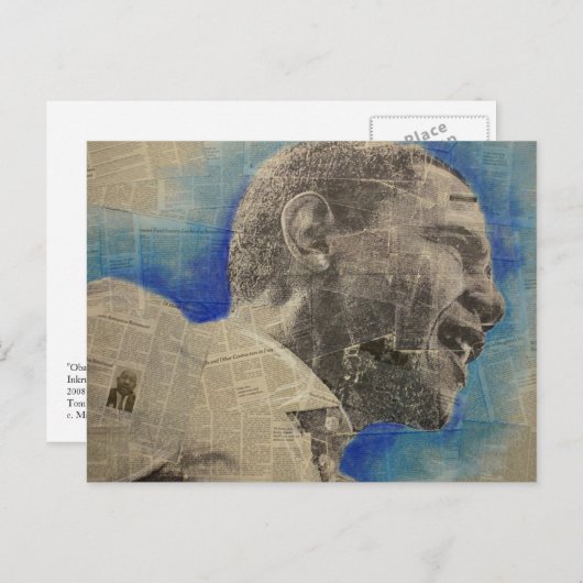 Obama '08 briefkaart (Voorkant / Achterkant)