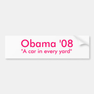 Obama '08 bumpersticker