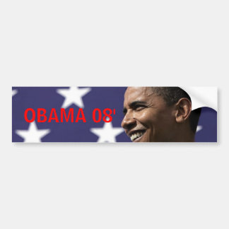 OBAMA 08' BUMPERSTICKER