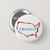 Obama 08 Button (Voorkant /achterkant)