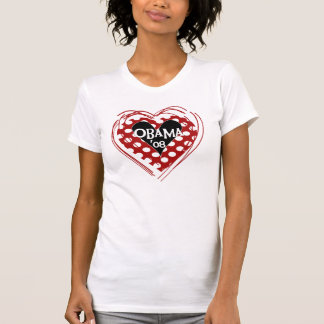 Obama 08 Heart T-shirt