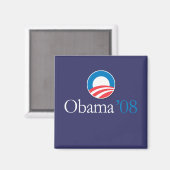 Obama '08 magneet (Voorkant / Achterkant)