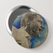 Obama '08 ronde button 4,0 cm (Voorkant /achterkant)
