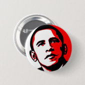 Obama 08 ronde button 5,7 cm (Voorkant /achterkant)