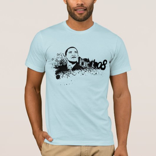 Obama 08 T-shirt (Voorkant)