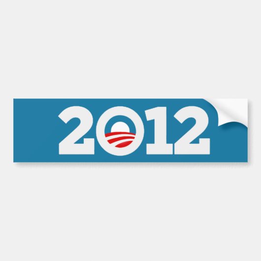 Obama 12 Bumpersticker (Voorkant)