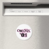 OBAMA 2008 Magnet Magneet (Insitu (Vaatwasser))
