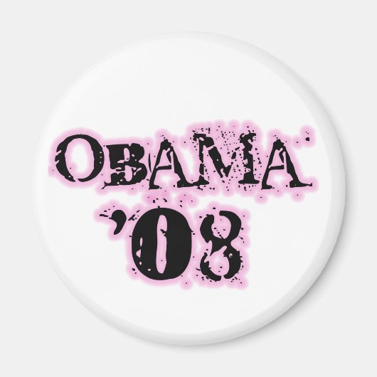 OBAMA 2008 Magnet Magneet (Voorkant)