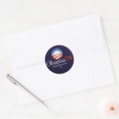 Obama 2008 ronde sticker (Envelop)