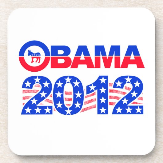 OBAMA 2012 aangepaste onderzetters (Voorkant)