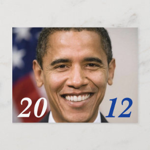 Obama 2012 ansichtkaart briefkaart