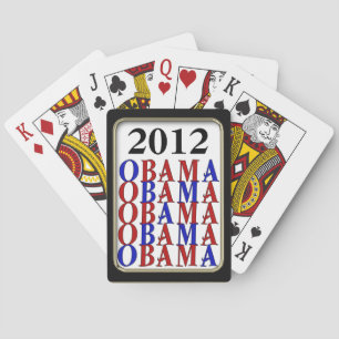 Obama 2012 Black Lijst Bicycle Speelkaarten